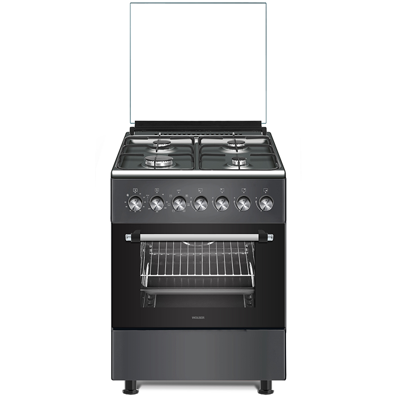 Aragaz Wolser WL-F 60602 Grey FFD – aragaz combinat gaz + electric, Gri