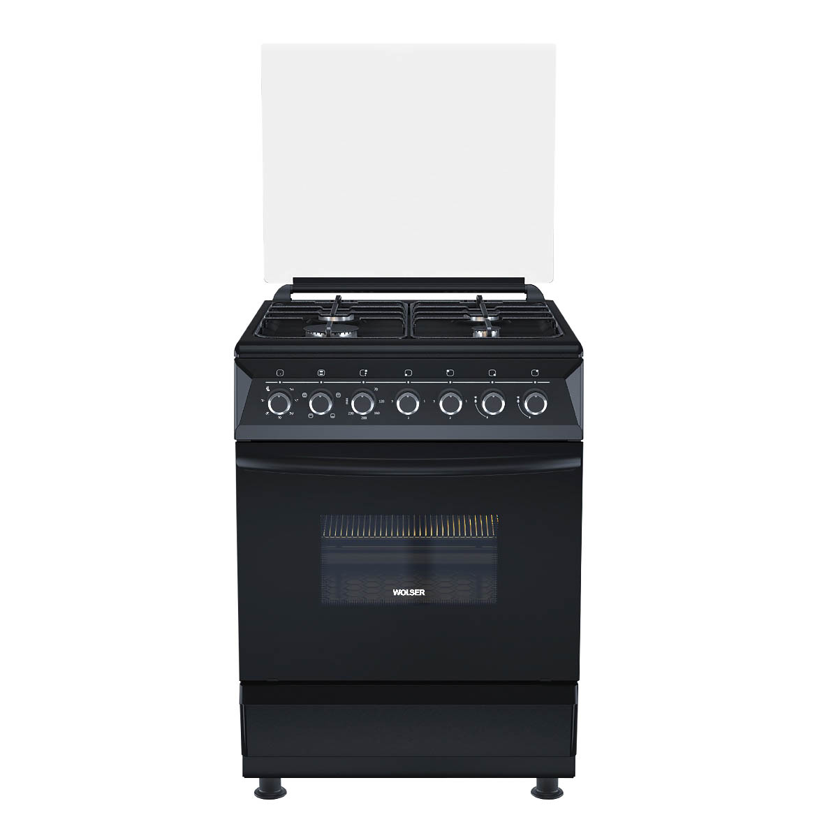 Aragaz Wolser WL 60602 BGE – aragaz combinat gaz + electric, Negru