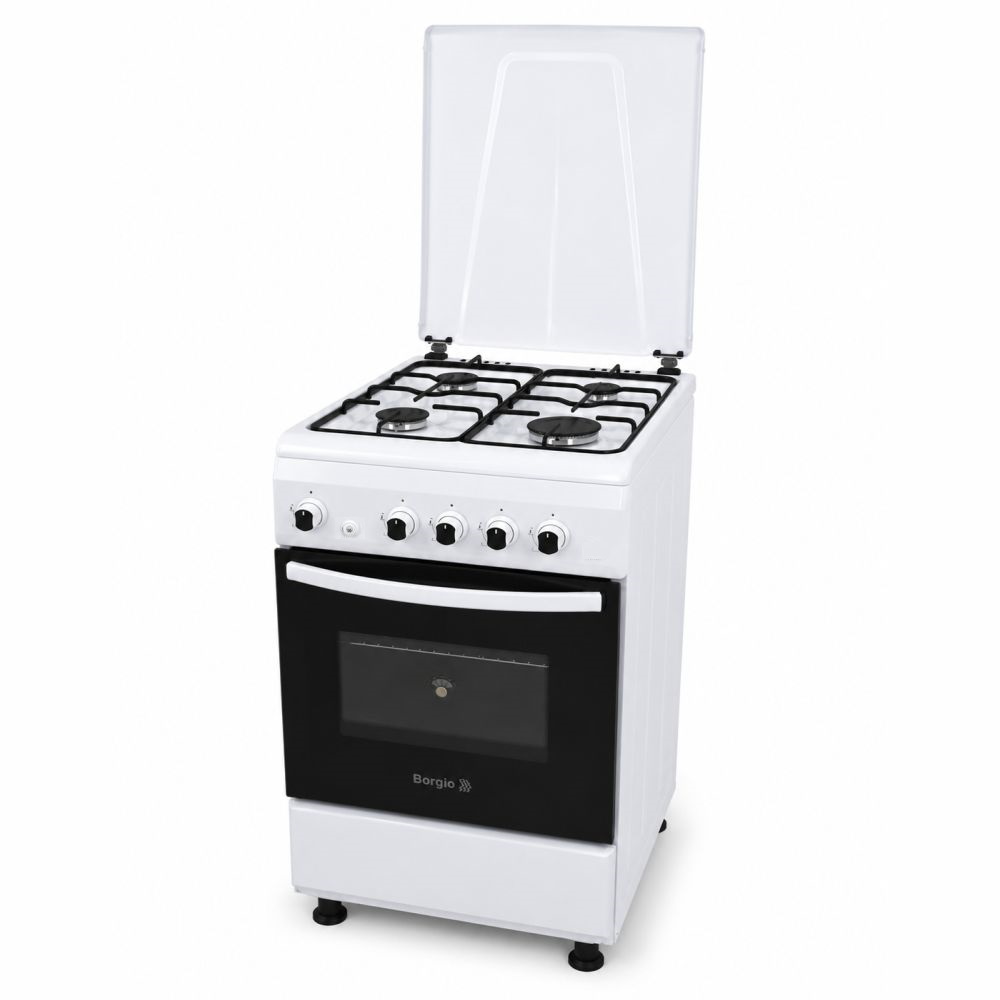 Aragaz Borgio GG 640W MBBL – aragaz pe gaz, Alb