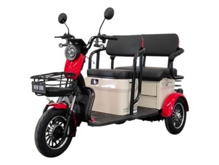 Tricicletă electrică NEW ONE C20 bej/rosu
